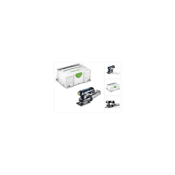 Festool Rtsc 400 Li-basic 18v Ponceuse Vibrante Hybride Sans Fil Ou Secteur Avec Boîtier Systainer - Sans Batterie, Ni Chargeu