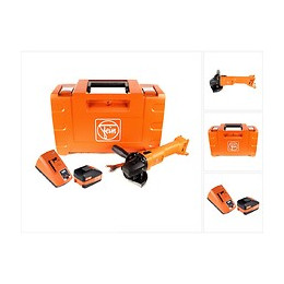 Fein Ccg 18-125 Bl Meuleuse D'angle Sans Fil 18v 125mm ( 71200262000 ) + Coffret De Transport + 1x Batterie 6,0 Ah + Chargeur