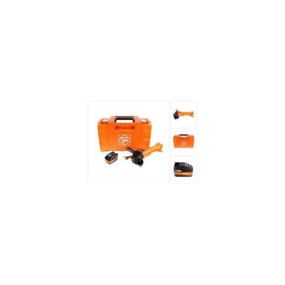 Fein Ccg 18-125 Bl Brushless Li-ion Meuleuse D’angle Sans Fil 125 Mm Avec Coffret + 1x Batterie 5,2 Ah Highpower - Sans Charg