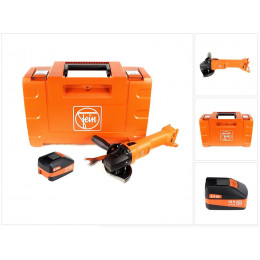 Fein Ccg 18-125 Bl Meuleuse D'angle Sans Fil 18v 125mm ( 71200262000 ) + Coffret De Transport + 1x Batterie 6,0 Ah - Sans Charg