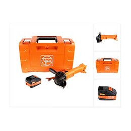 Fein Ccg 18-125 Bl Meuleuse D'angle Sans Fil 18v 125mm ( 71200262000 ) + Coffret De Transport + 1x Batterie 6,0 Ah - Sans Charg