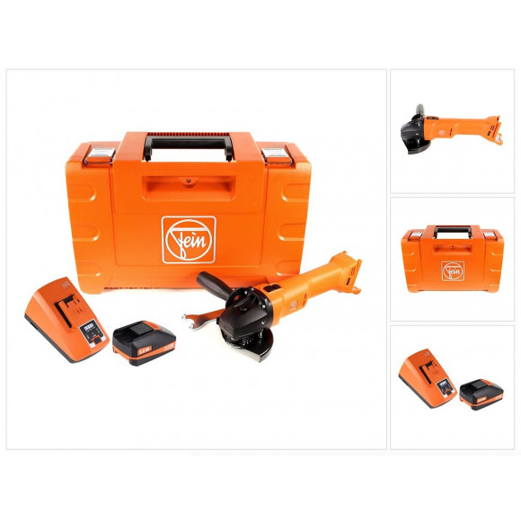Fein Ccg 18-125 Bl Meuleuse D'angle Sans Fil 18v 125mm ( 71200262000 ) + Coffret De Transport + 1x Batterie 3,0 Ah + Chargeur