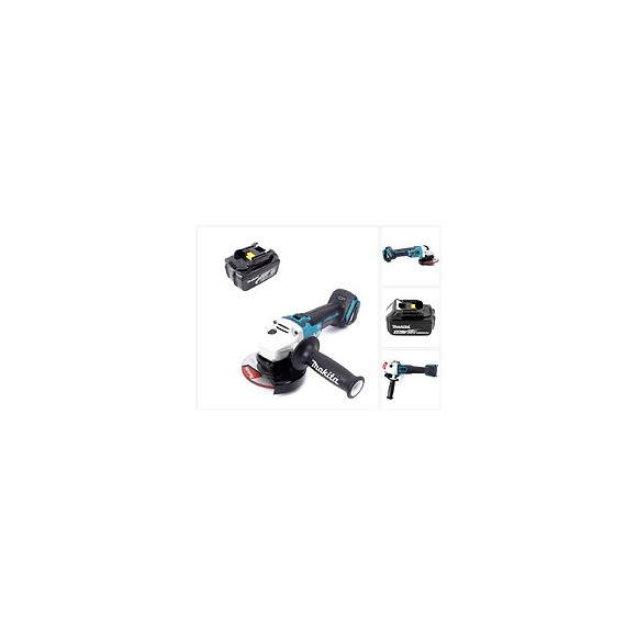 Makita Dga 504 F1j 18 V Li-ion Meuleuse Sans Fil Ø 125 Mm Brushless + 1x Batterie Bl1830 3,0 Ah - Sans Chargeur