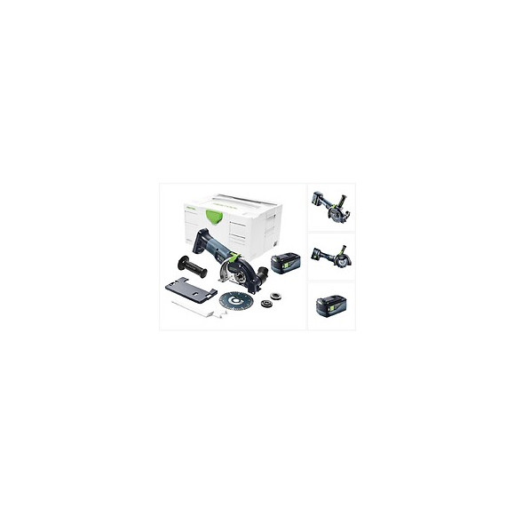 Festool Dsc-agc 18-125 Fh Li Eb-basic Système De Tronçonnage Sans Fil À Main Levée 125mm 18v Brushless ( 575759 ) + 1x Batt