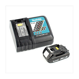 Makita Dga 506 Ra1j Meuleuse D'angle Sans Fil 18v, 125mm, Sans Balai + 1x Batterie 2,0ah + Chargeur + Makpac