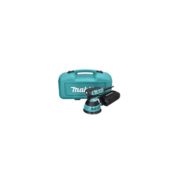 Makita Bo 5031 K - 300 W Ponceuse Excentrique + Disque Abrasif Ø 125 Mm + Boîtier De Transport