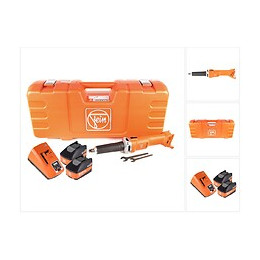 Fein Agsz 18-280 Lbl Meuleuse Droite Sans Fil 18v ( 71230162000 ) Set + Coffret De Transport + 2x Batteries High Powe 5,2 Ah + 