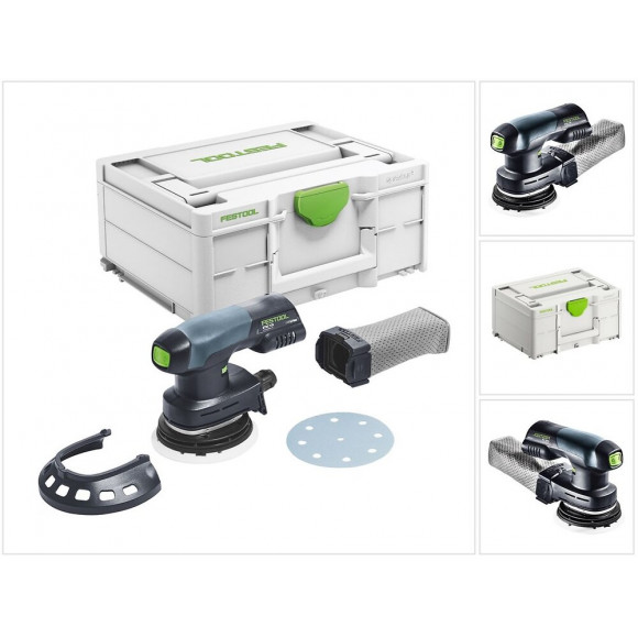 Festool Etsc 125-basic Ponceuse Excentrique Sans Fil ( 576370 ) 18 V 125 Mm Brushless + Coffret - Sans Accessoires - Successeur
