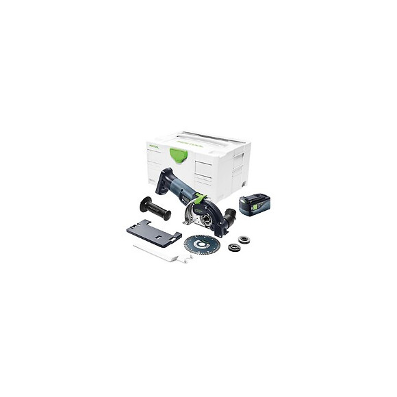 Festool Dsc-agc 18-125 Fh Li Eb-basic Système De Tronçonnage Sans Fil À Main Levée 125mm 18v Brushless ( 575759 ) + 1x Batt