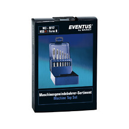 Exact Hm26 Set De Tarauds Mécaniques : M3 - M12, Hss-e Forme B Métriques, 7 Pcs. ( 10336 )