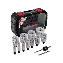 Bosch Scie Trépan Carbure - 14 Pièces. Endurance Universelle Pour Usage Intensif ( 2608594186 )