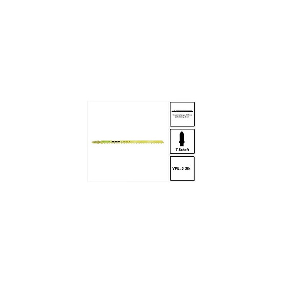 Festool S 145/4 Fsg/5 Wood Universal Lame De Scie Sauteuse 5 Pièces. ( 204335 ) , Acier Hcs