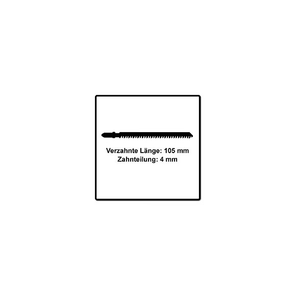 Festool S 105/4 Fsg/20 Wood Universal Lame De Scie Sauteuse 20 Stk. ( 204332 ) Dents De Sertissage Rectifiées, Acier Hcs