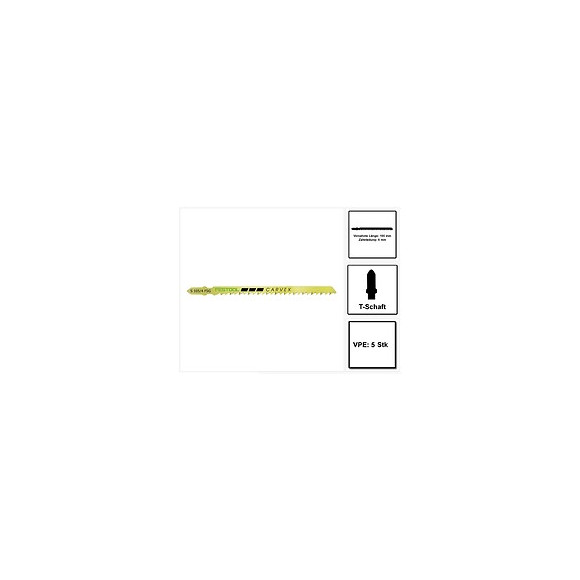 Festool S 105/4 Fsg/5 Wood Universal Lame De Scie Sauteuse - 5 Pièces. ( 204327 ) Dents De Sertissage Rectifiées, Acier Hcs