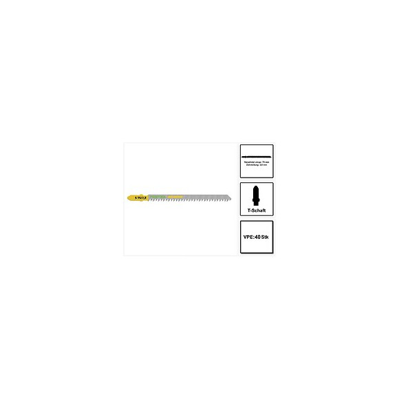 Festool S 75/2,8/40 Wood Straight Cut Lame De Scie Sauteuse 40 Pièces. ( 2x 204261 ) Dents Japonaises Extrêmement Tranchantes