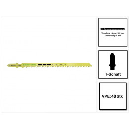 Festool S 105/4 Fsg/40 Wood Universal Lames De Scie - 40 Pièces. ( 204332 ) Dents De Sertissage Rectifiées, Acier Hcs