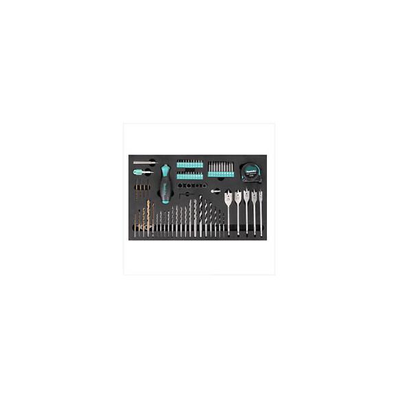 Makita P-90261 Pro Xl - 70 Pièces De Perçage Vissage Dans Un Coffret En Aluminium