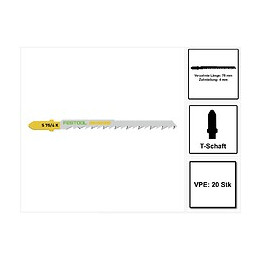 Festool S 75/4 K/20 Wood Curves Lame De Scie Sauteuse 20 Pièces. ( 204266 ) Lame De Scie Courbée, Également Pour Rayons Étr