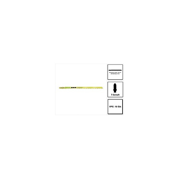 Festool S 145/4 Fsg/10 Wood Universal Lames De Scie - 10 Pièces. ( 204335 ) Dents De Sertissage Rectifiées, Acier Hcs