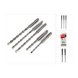 Makita D-03888 Sds Plus jeu De Forets Carbure - 5 Pièces Pour Maçonnerie Et Béton
