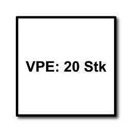 Festool S 75/2,8/20 Wood Straight Cut Lame De Scie Sauteuse 20 Pièces. ( 204261 ), Acier Hcs