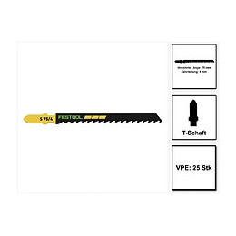 Festool S 75/4/25 Wood Basic Lame De Scie Sauteuse 25 Pièces. ( 204306 ), Acier Hcs