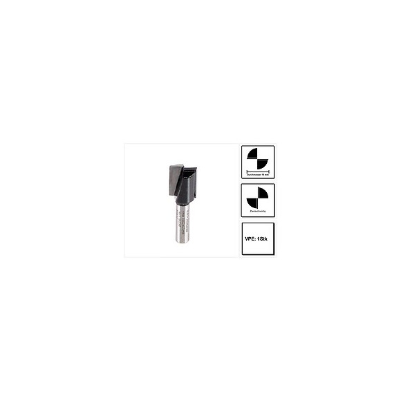 Bosch Fraise À Rainurer Droit Standard For Wood 8 X 16 X 51 Mm ( 2608628388 ) Double Tranchant