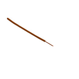 Fil D'alimentation Électrique Ho7v-u 1,5mm² Marron - 100m