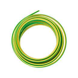Fil D'alimentation Électrique Ho7vk 1x1,5 Vert/jaune - 5m