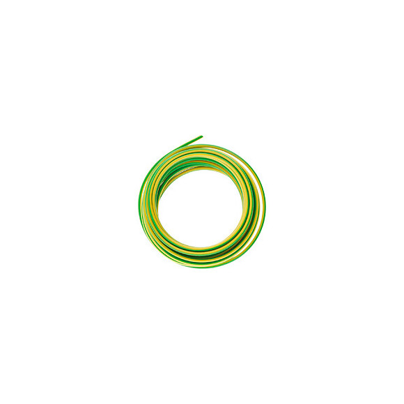 Fil D'alimentation Électrique Ho7vk 1x1,5 Vert/jaune - 5m