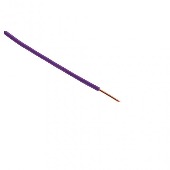 Fil D'alimentation Électrique Ho7v-u 1,5mm² Violet - 100m