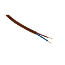 Câble D'alimentation Électrique Ho3vvh2-f 2x 0,75 Marron - 5m