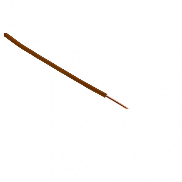 Fil D'alimentation Électrique Ho7v-u 1,5mm² Marron - 10m