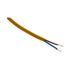 Câble D'alimentation Électrique Ho3vvh2-f 2x 0,75 Or - 5m