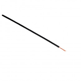 Fil D'alimentation Électrique Ho7vk 1x1,5 Noir - 5m