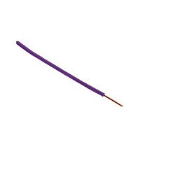 Fil D'alimentation Électrique Ho7v-u 1,5mm² Violet - 10m