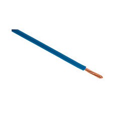 Fil D'alimentation Électrique Ho7v-r 6mm² Bleu - 10m