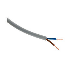 Câble D'alimentation Électrique Ho5vv-f 2x 1,5 Gris - 10m