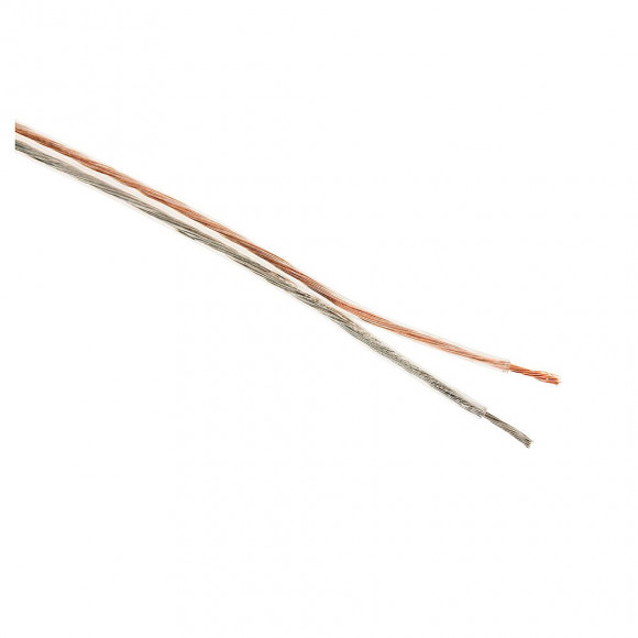 Câble Hi-fi 2x 1,5 Transparent - 25m