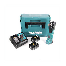 Makita Dtm 51 Rfj Découpeur-ponceur Multifonctions Sans Fil 18v Li-ion + 2x Batteries Bl 1830 3,0 Ah Li-ion + Chargeur Rapide 