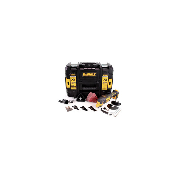 Dewalt Dcs 356 Nt Outil Multifonction Oscillant Sans Fil 18v Brushless + 35 Pièces D'accessoires + Coffret De Transport - Sans