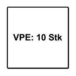 Fein E-cut Long-life Starlock Lame De Scie 20 X 34 Mm Bi-métal, 10 Pcs (63502183240)