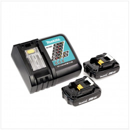 Makita Dtm 51 Ryj 18v Li-ion Découpeur-ponceur Multifonctions Sans Fil Avec Boîtier Makpac + 2x Batteries Bl 1820 2,0 Ah Li-i