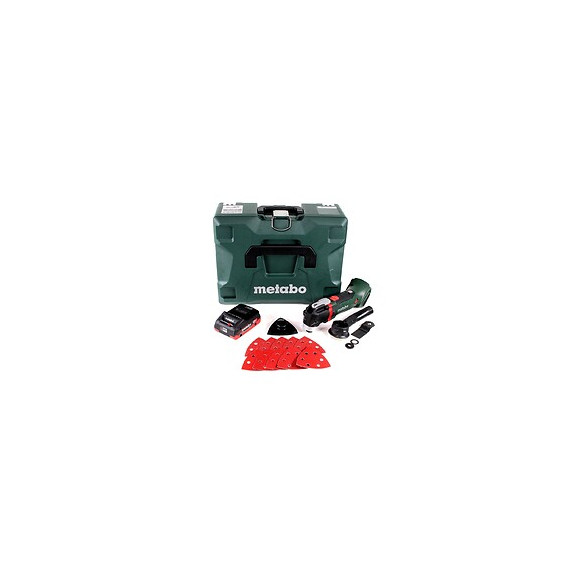 Metabo Mt 18 Ltx Outil Multifonctions Sans Fil 18v (613021840) - Compatible Ois / Starlock + 1x Batterie 4,0ah + Coffret De Tra