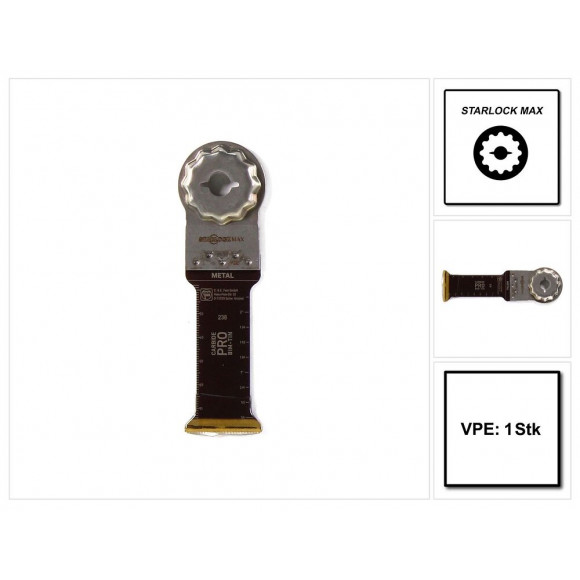 Fein E-cut Carbide Pro Starlock Max Lames De Scie 75x32 Mm, Bim-tin ( 63502238210 )