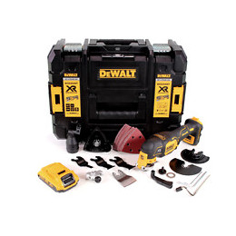 Dewalt Dcs 356 Nt Outil Multifonction Oscillant Sans Fil 18v Brushless + 35 Pièces D'accessoires + 1x Batterie 2,0 Ah + Coffre