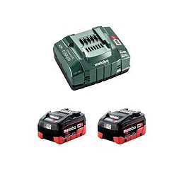 Power Set Metabo (2 X 18v 5,5 Ah Lihd Asc145)