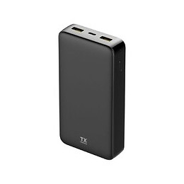 Batterie De Secours Tx 20000 Mah Noir