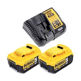 Dewalt Dcb 113 P2 Chargeur 18v + 2x Dcb184 Batteries 5,0ah