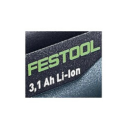 Festool Power Ensemble 3,1 Ci De - 2x Batteries  Bp 18 Li 3,1 Ci Pack 18v 3,1 Ah Li-ion + Affichage Led ( 203799 )